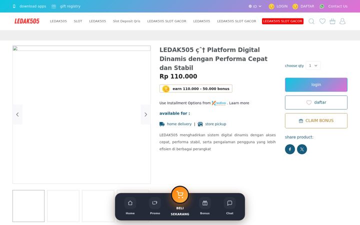 Screenshot of ledak505.com
