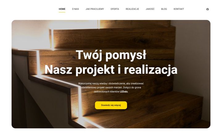 Screenshot of ledalu.pl