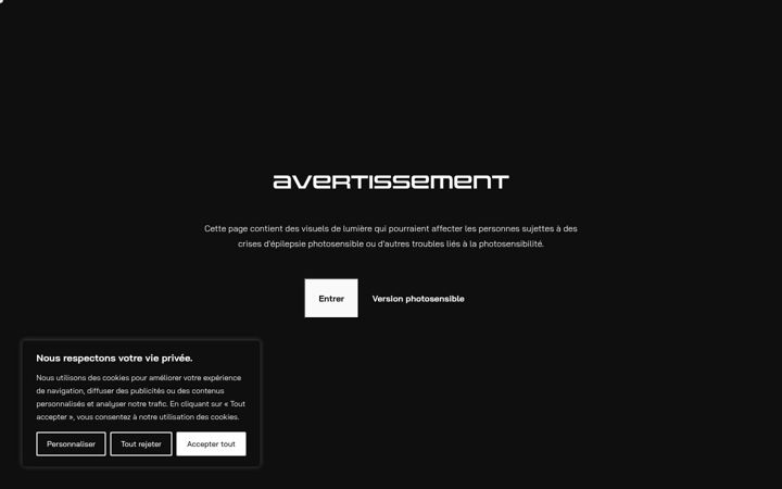 Screenshot of ledandsound.fr