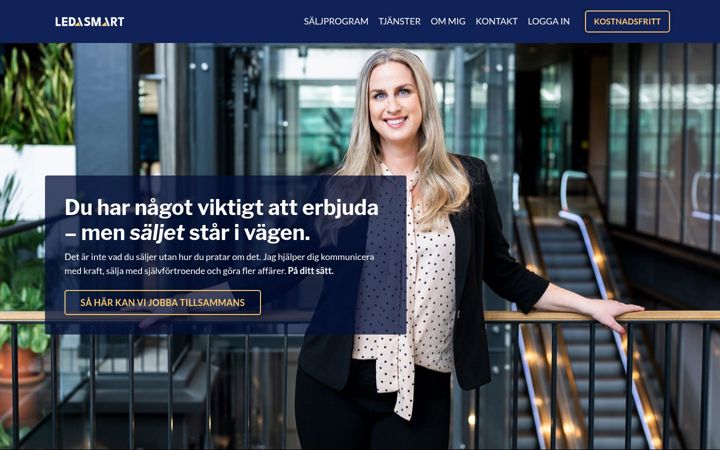 Screenshot of ledasmart.se