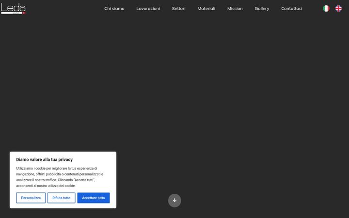 Screenshot of ledasolution.com