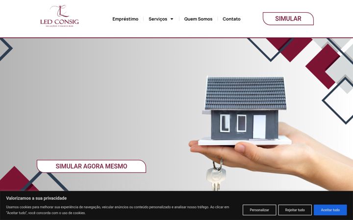 Screenshot of ledconsig.com.br