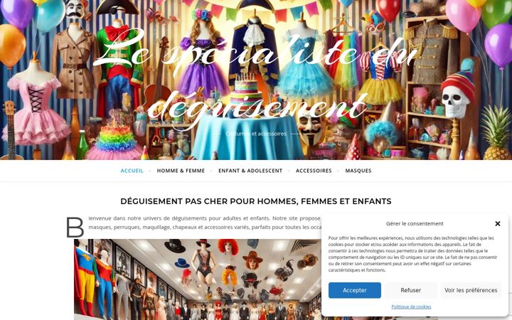 Screenshot of ledeguisement.com