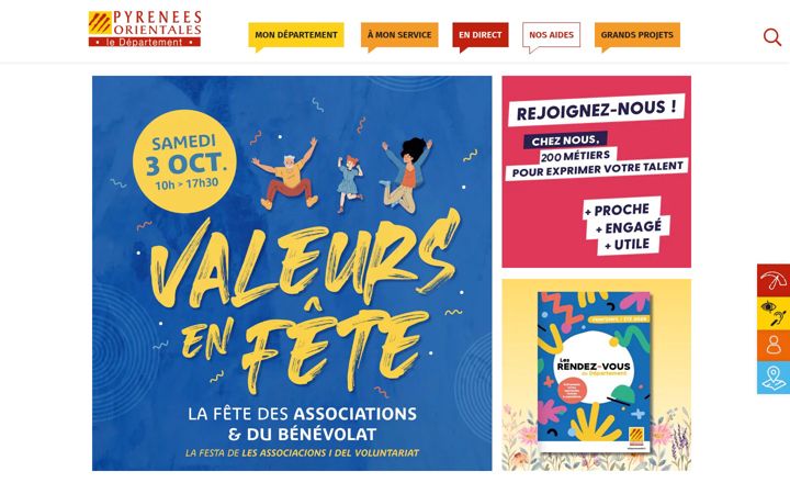 Screenshot of ledepartement66.fr