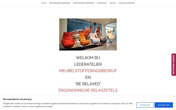 Screenshot of lederatelier.be