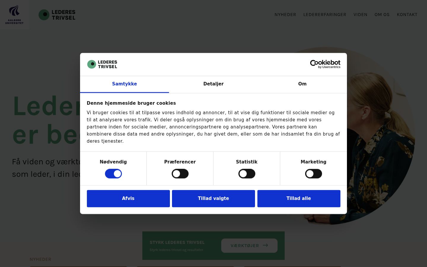 Captura de ecrã do banner de consentimento apresentado antes de qualquer interação