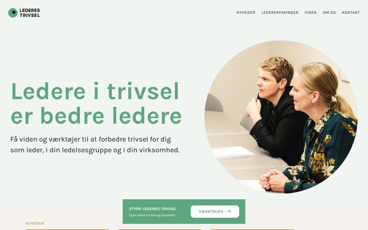 Screenshot of lederestrivsel.dk