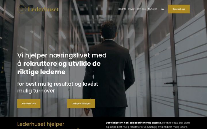Snímek obrazovky lederhuset.com