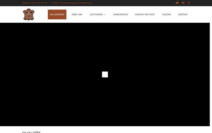 Screenshot of lederreparatur-sattlerei.de
