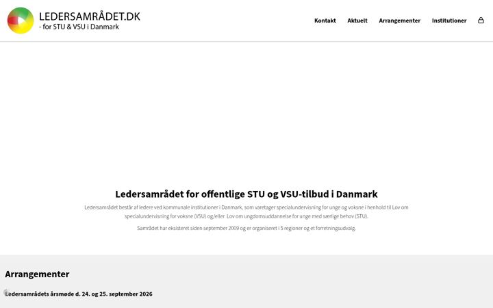 Screenshot of ledersamraadet.dk