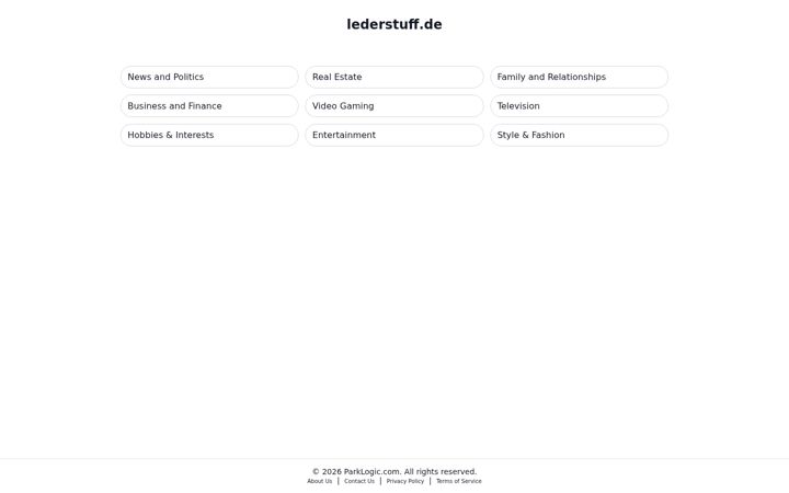 Screenshot of lederstuff.de
