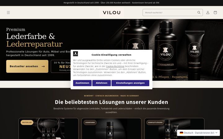 Screenshot of ledertechnik-shop.com