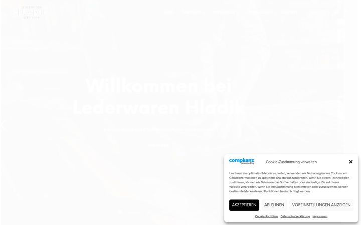 Screenshot of lederwaren-salzburg.at