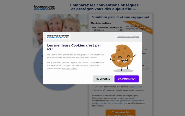 Screenshot of ledevisassurance.fr