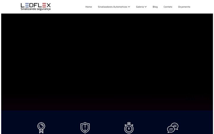 Screenshot of ledflex.com.br