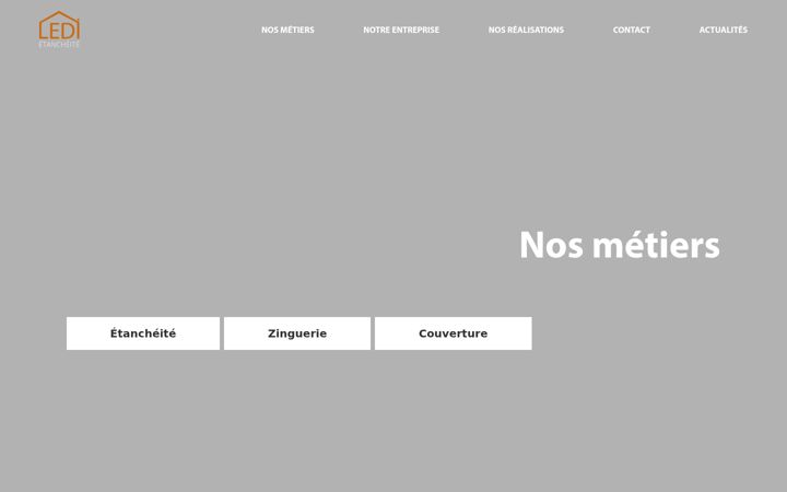 Screenshot of ledi-etancheite.fr