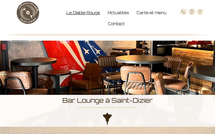 Screenshot of lediablerouge-52.fr