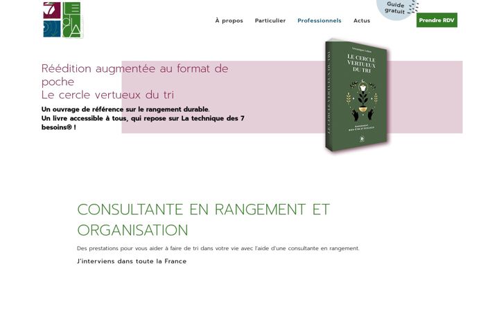 Screenshot of ledicia.fr