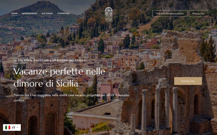 Screenshot of ledimoredisicilia.it