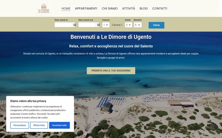 Screenshot of ledimorediugento.it