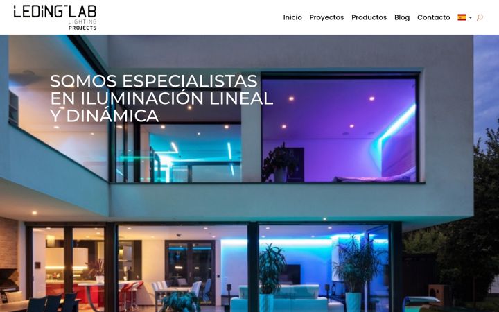 Screenshot of ledinglab.com