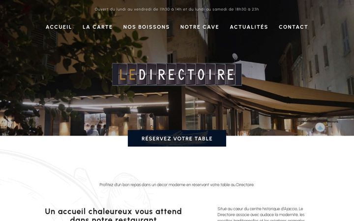 Screenshot of ledirectoireajaccio.fr