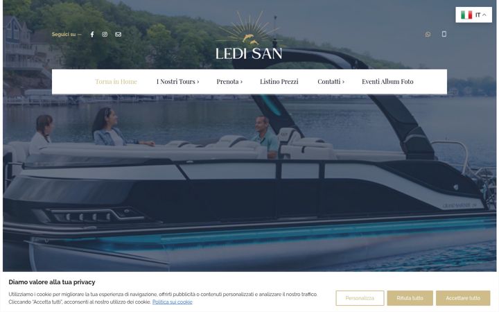 Screenshot of ledisan.it