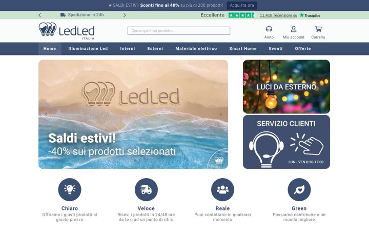 Screenshot of ledleditalia.it