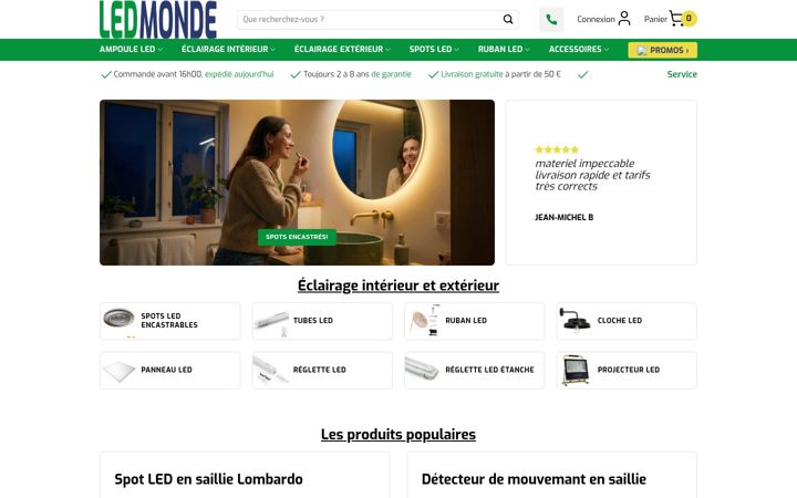 Screenshot of ledmonde.fr