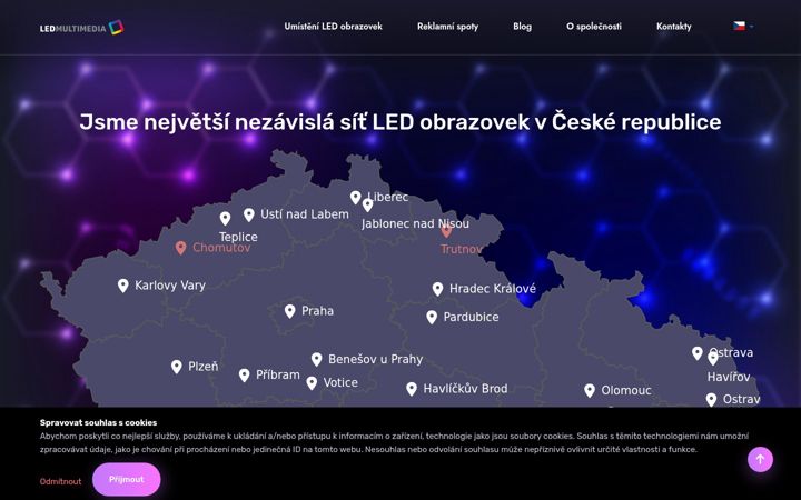 Screenshot of ledmultimedia.cz