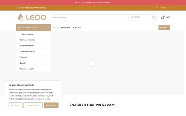 Screenshot of ledo.sk