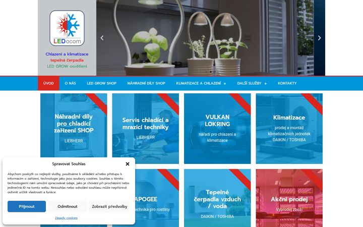 Screenshot of ledocom.cz