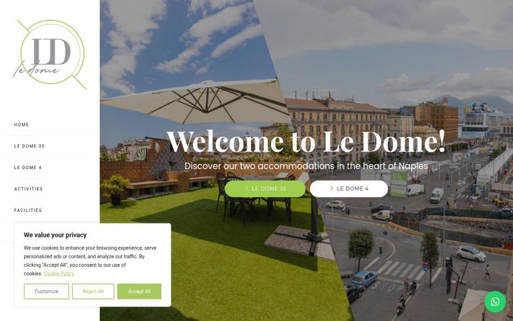 Screenshot of ledome35.it