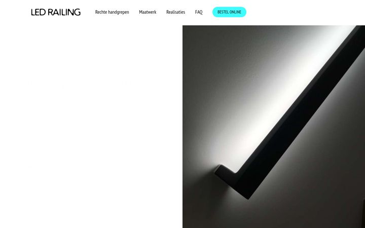 Screenshot of ledrailing.be