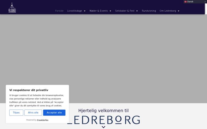 Screenshot of ledreborg.dk