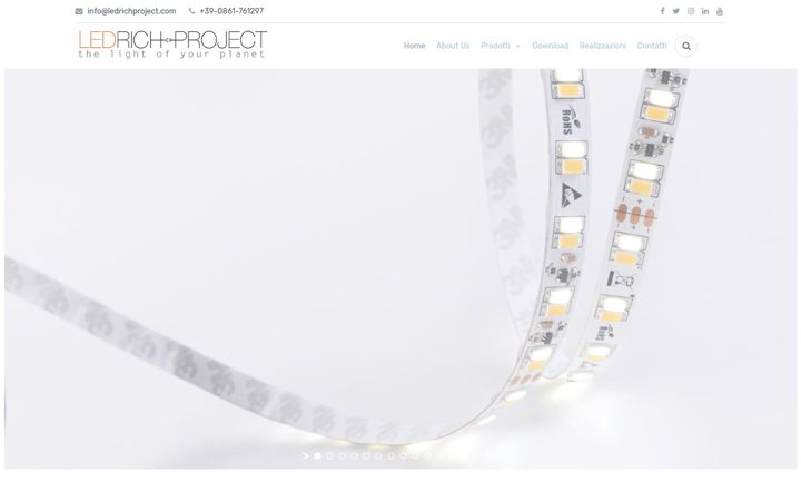 Screenshot of ledrichproject.it