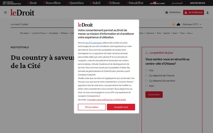 Screenshot of ledroit.com