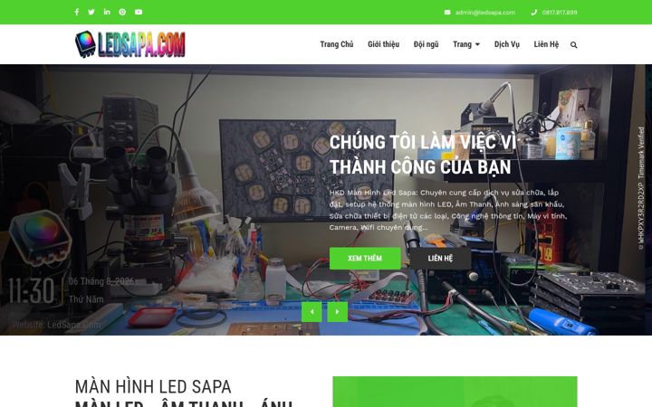 Screenshot of ledsapa.com