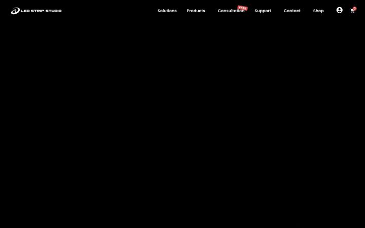 Snímek obrazovky ledstripstudio.com