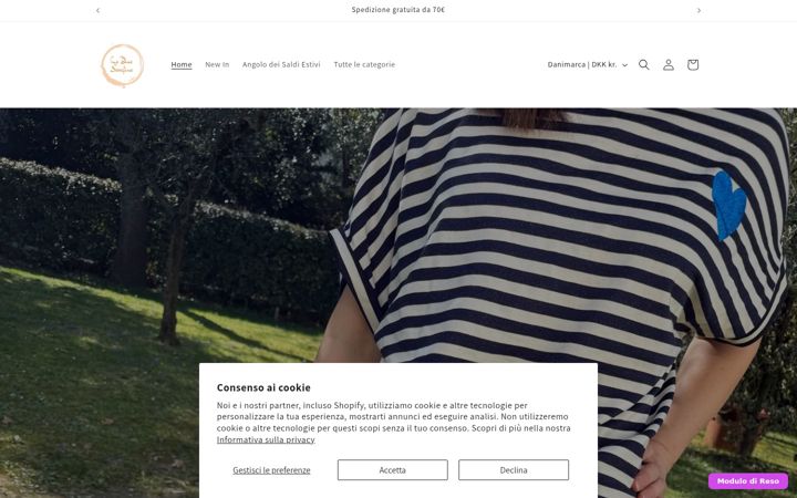 Snímek obrazovky ledueserafine.com