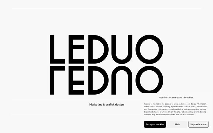 Screenshot of leduo.dk