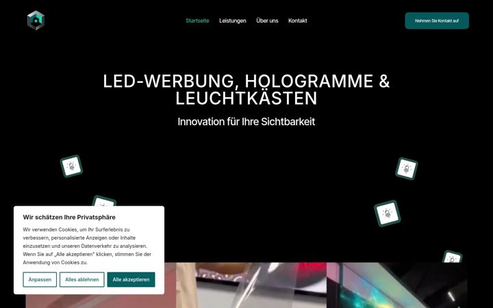 Screenshot of ledwerb.de