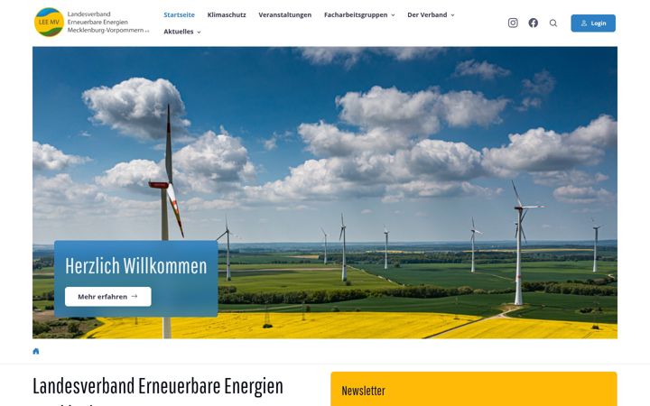 Screenshot of lee-mv.de