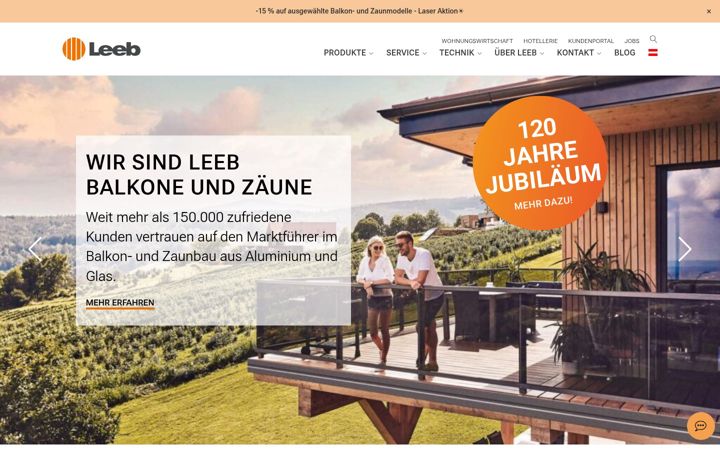Screenshot of leeb.at
