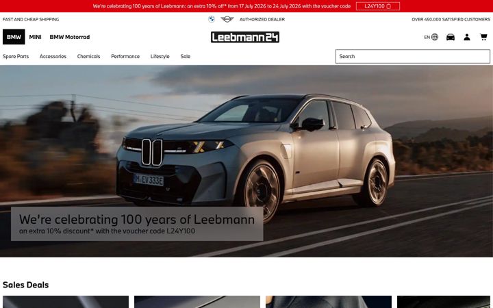 Screenshot of leebmann24.com