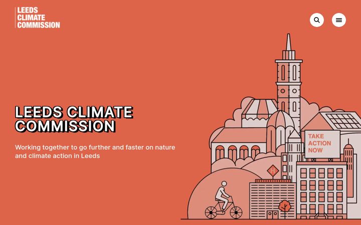 Screenshot of leedsclimate.org.uk