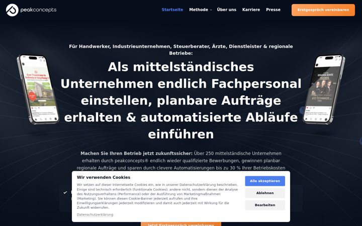 Screenshot of leeeds.de