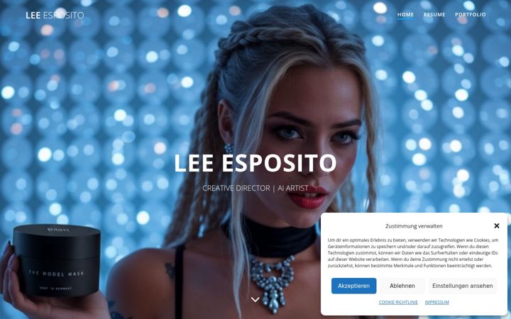 Screenshot of leeesposito.de