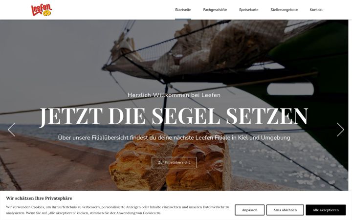 Screenshot of leefen.de