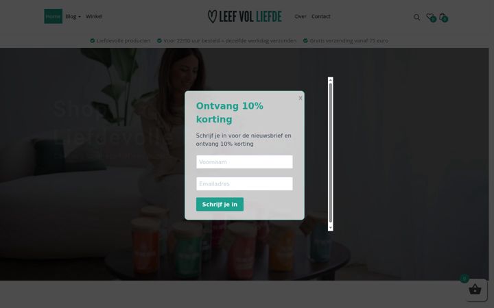Screenshot of leefvolliefde.nl